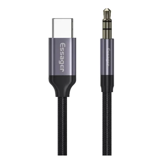 Cabo Adaptador Essager Tipo C Macho Para P2 Macho 1 Metro