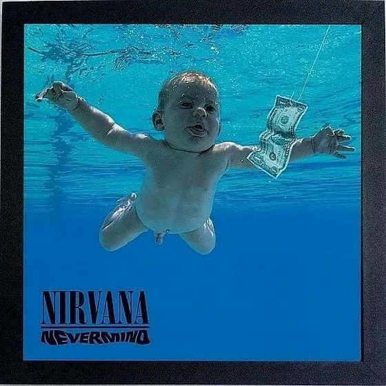 Quadro Nirvana Lp Nevermind Quadro Capa Do Disco De Vinil