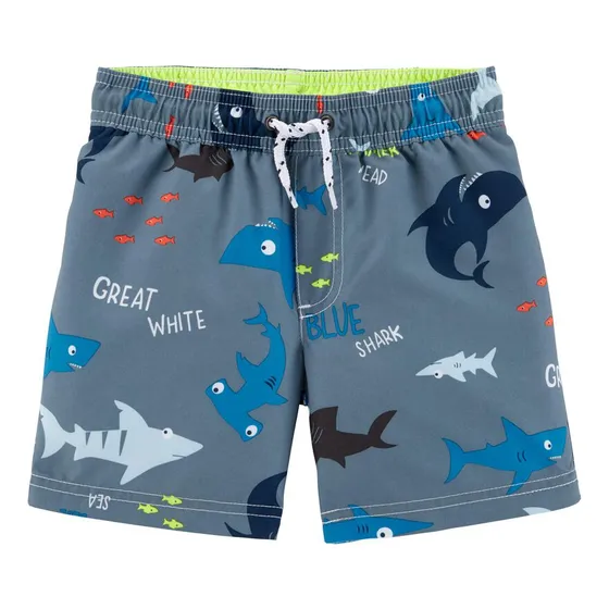 Short De Baño Carters Con Filtro +50 Tiburón Niño 