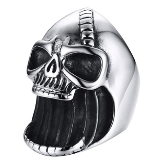 Anillo De Calavera Para Hombre Anillos Abridor De Botellas D Anillo De Calavera Para Hombre Anillos Abridor De Botellas D