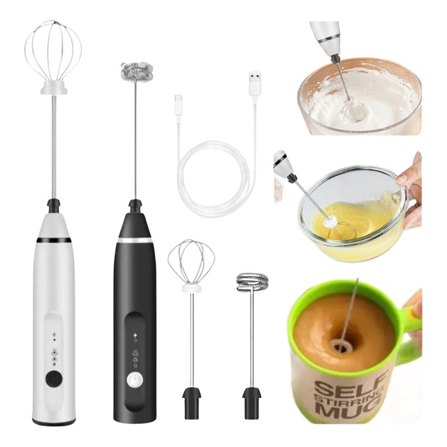 Mini Mixer Misturador De Bebidas Portátil Recarregavel Inox Mini Mixer Misturador De Bebidas Portátil Recarregavel Inox