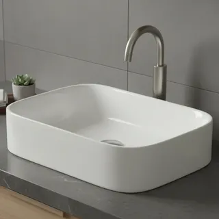 Cuba De Apoio Redonda Banheiro Cuba Pia Apoio 38x28 Sobrepor Para Banheiro Lavabo