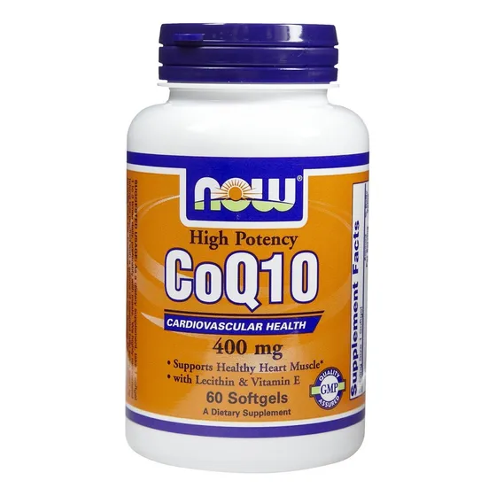 Suplemento Now Foods Coq10 400 Mg 60 Cápsulas Blandas