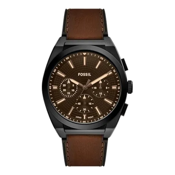 Fossil Everett Reloj De Cuarzo De Acero Inoxidable