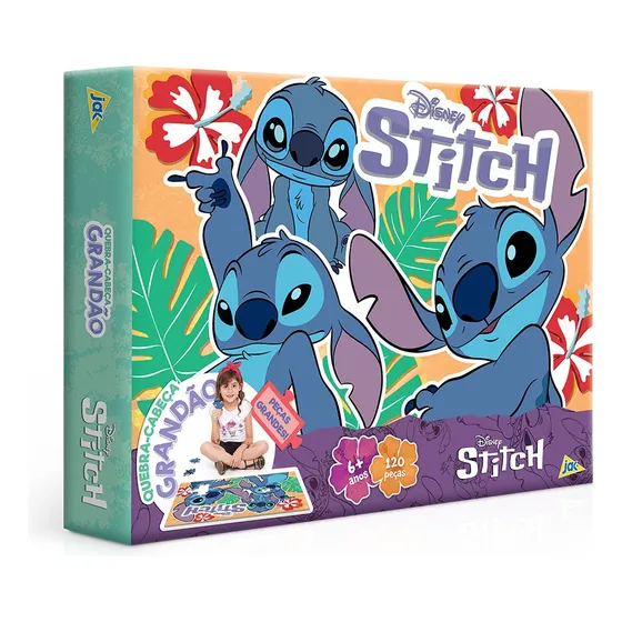 Quebra Cabeça Grandão Stitch Toyster