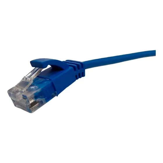Patch Cord Cat6 Data Center Diametro Reducido Azul 30 Cm