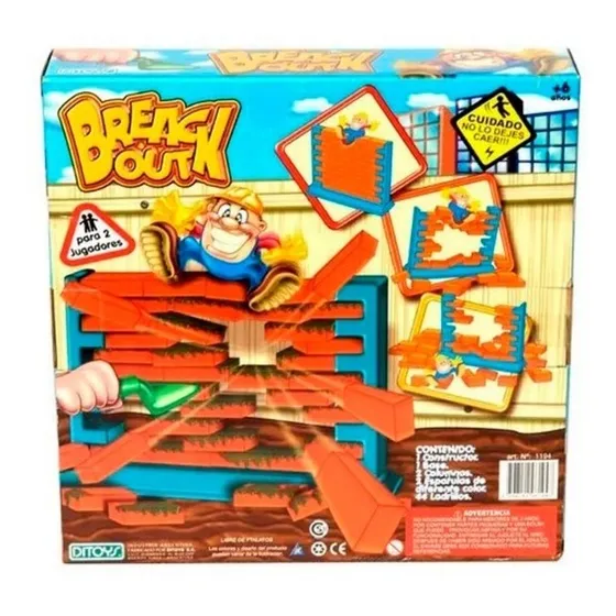 Breack Out Game Juego De Mesa Ingenio Habilidad Orig. Ditoys