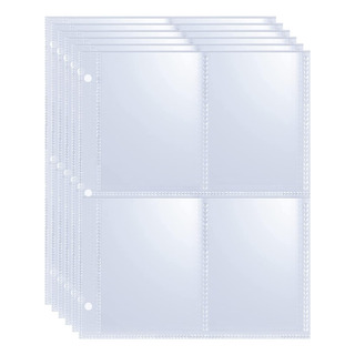 Hojas Transparentes A5 Withyu, 4 Slots Por Lado, 50 Unida... Hojas Transparentes A5 Withyu, 4 Slots Por Lado, 50 Unida...