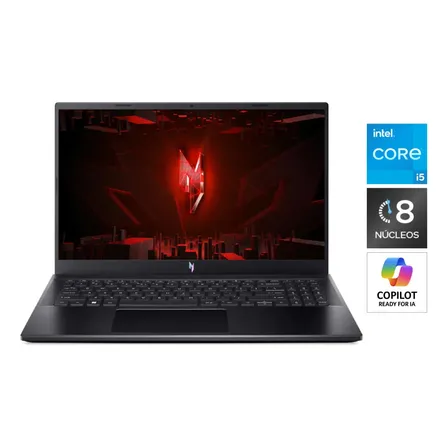 Notebook Nitro V Acer Gamer Intel Core I5 16 Gb 512 Ssd rtx 3050 Color Negro ANV15-51-53TQ-1