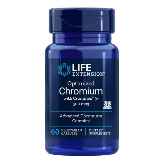 Suplemento Life Extension Optimized Chromium 500 Mcg 60 Vcap