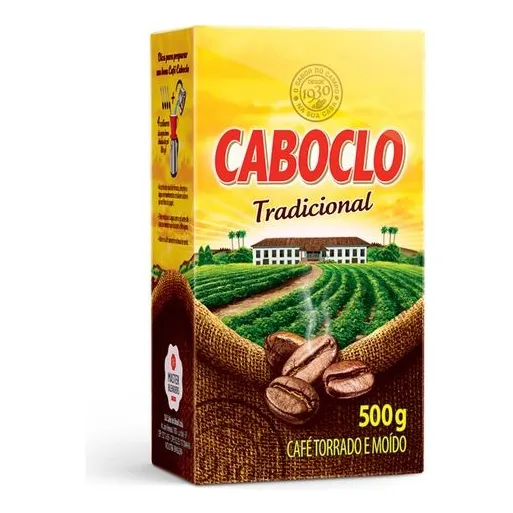 Atacado C/7 Cafe Caboclo Tradicional A Vacuo 500g