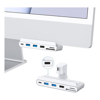 Adaptador Hub 7 En 1 Usb C Para iMac De 24 (2021) Firme Adaptador Hub 7 En 1 Usb C Para iMac De 24 (2021) Firme