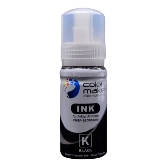 Tinta Sublimar Sublimación Color Make 70 Gramos Ecofit Negro