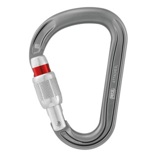Mosquetón Petzl Attache Rosca Hms Rapel Escalada Montaña Color Plateado Mosquetón Petzl Attache Rosca Hms Rapel Escalada Montaña Color Plateado