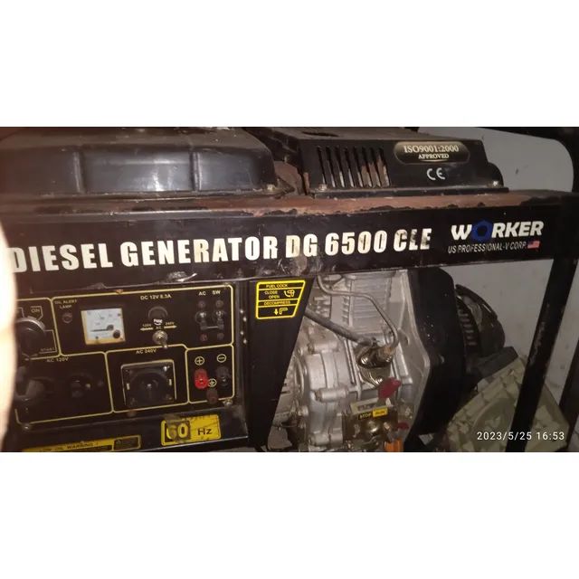 Planta Eléctrica Marca Worker De 7 Kva