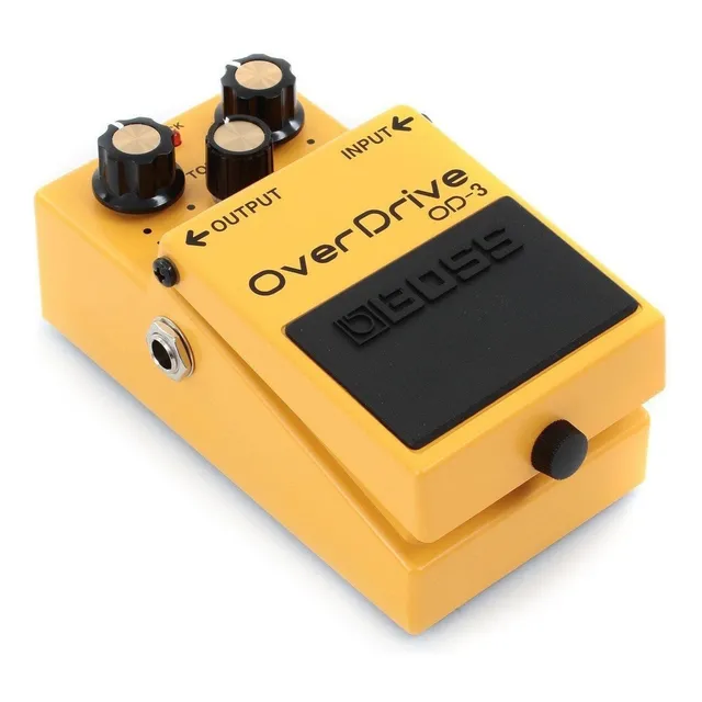 Pedal de efecto Boss OverDrive OD-3 amarillo