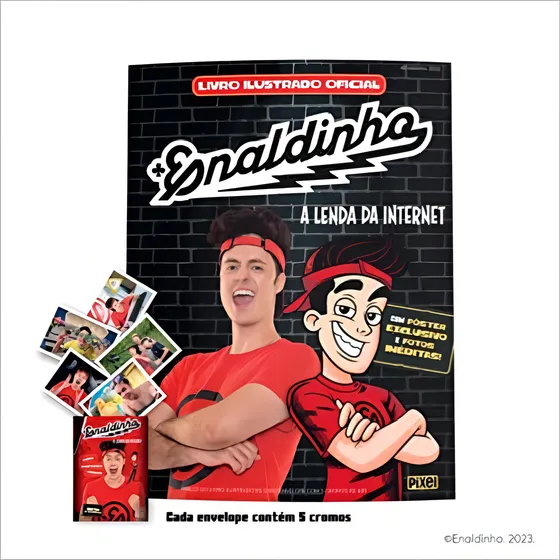 Kit Álbum Do Enaldinho + 50 Figurinhas, De Enaldinho. Editora Pixel, Capa Mole Em Português
