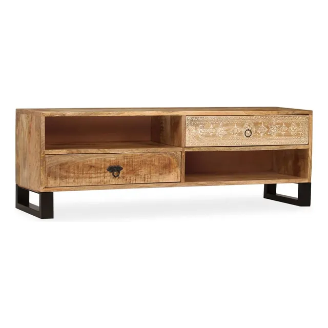 Romhzks Tv Stand Entertainment Center Media Console Cd