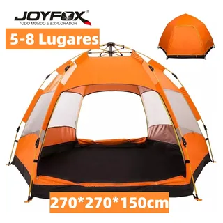 Joyfox Barraca Camping Impermeavel Automatica 5 Ou 6 Pessoas Uso Duplo Ba-101 Laranja Joyfox Barraca Camping Impermeavel Automatica 5 Ou 6 Pessoas Uso Duplo Ba-101 Laranja