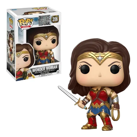 Funko Pop Wonder Woman - Mujer Maravilla 206 Liga D Justicia