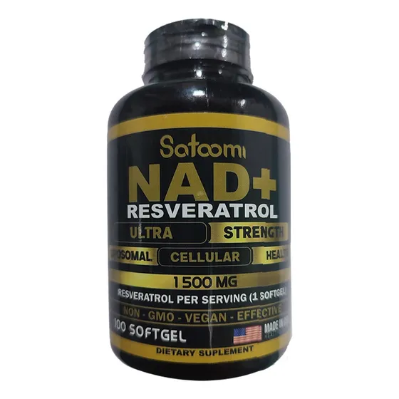 Nad + Resveratrol Ultra 1500 Mg X100 Capsulas Blandas Usa