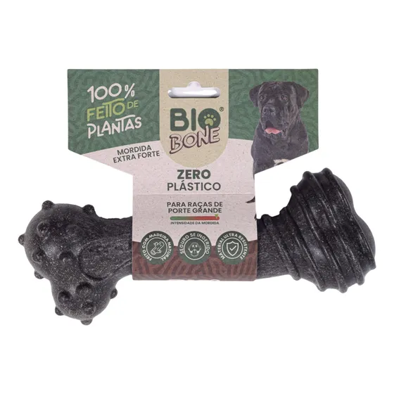 Mordedor Natural Biobone Zero Plástico Ossão Gigante P/ Cães