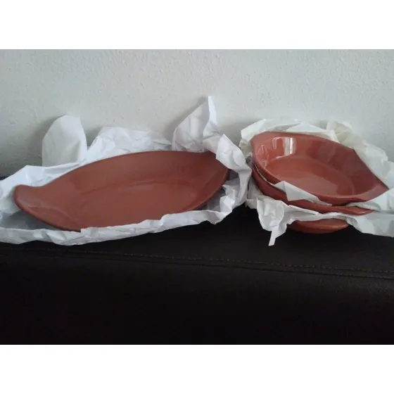 Platos Cazuelas De Barro Pulido