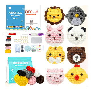 Kit De Crochet Para Principiantes Kit De Animales De Crochet Kit De Crochet Para Principiantes Kit De Animales De Crochet
