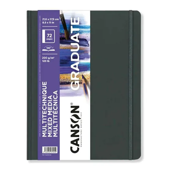 Libreta Art Book Mix Media 21,6 X 27,9 Cm 72 Páginas 