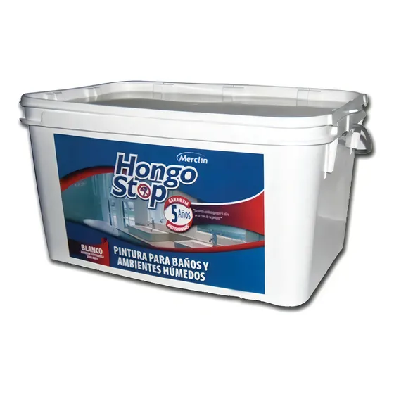 Pintura Latex Para Baños/amb Humedos Hongo Stop Merclin 4 Lt
