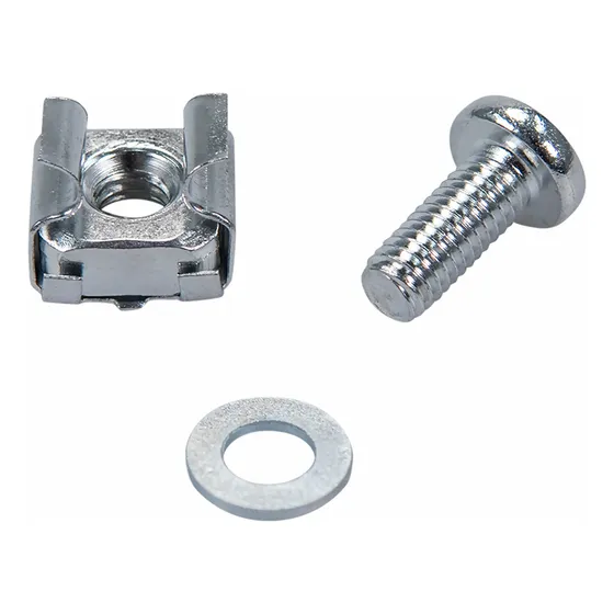 Kit Porca Gaiola Parafuso Para Rack M5 Kpp 100un Intelbras