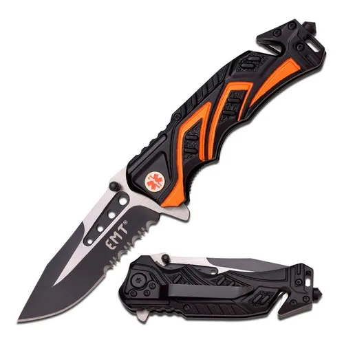 Navaja De Rescate Mtech Ballistic Mt-a865emo Paramedico