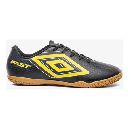 Chuteira Futsal Umbro Fast Ii Preto/grafite/amarelo 42 Br