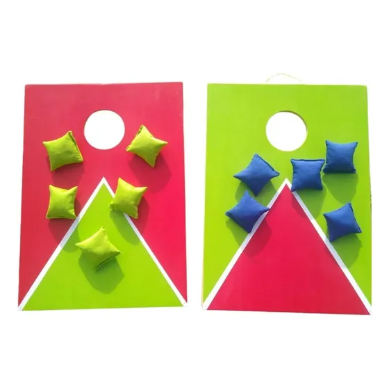 Cornhole. Tablero Mediano (70 X 50 Cm) + 10 Bolsas