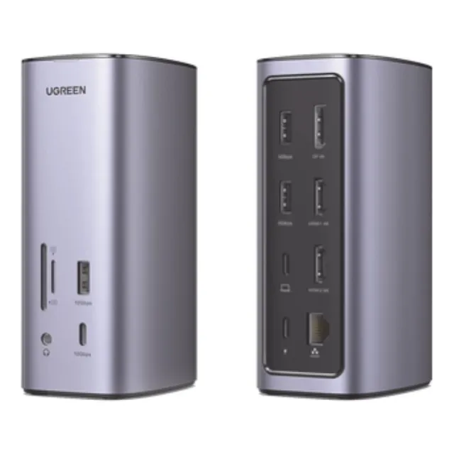 Hub Usb-c (docking Revodok Pro) 12 En 1 | 2 Usb-a 3.0 | 1