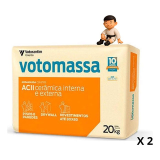 Kit Com 2 Argamassa Votomassa (acii) Ceramica Externa - 20k Kit Com 2 Argamassa Votomassa (acii) Ceramica Externa - 20k