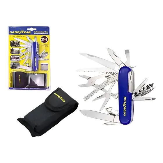 Herramienta Multiuso Goodyear 21 En 1 Azul