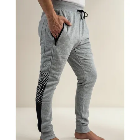 Pantalón Buzo Algodon Hombre. Forro Polar. Jogger Fit. Pe