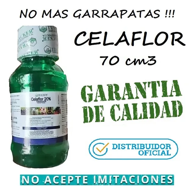 El Mas Efectivo Mata Garrapatas De Venezuela Celaflor 70 Cm3