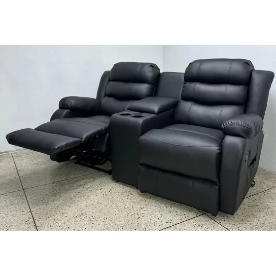 Sofa Reclinable Doble De 2 Puesto