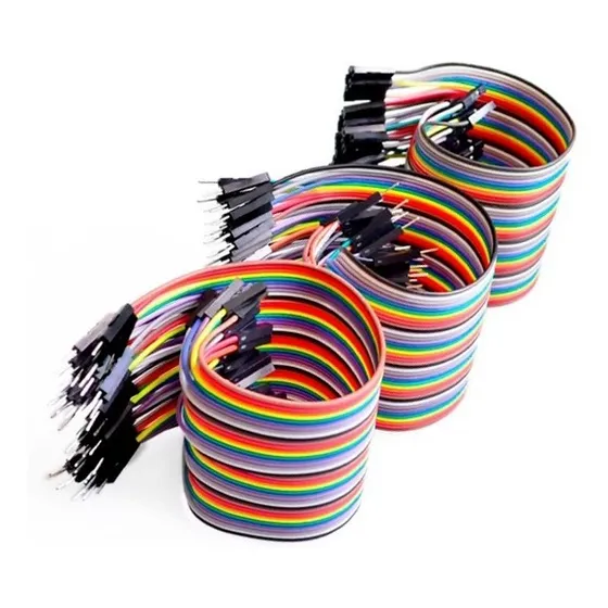 Cable Jumper 20cm Macho Hembra Arduino Protoboard (40 Pines)