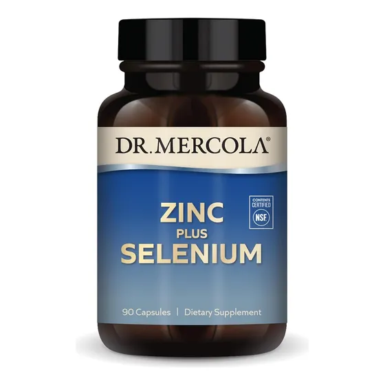 Suplemento Dietético Dr. Mercola De Selenio Zinc Plus 90 Cap