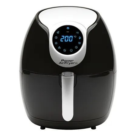 Freidora De Aire Power Air Fryer Xl 3.2l 6 En 1  1500w Negro