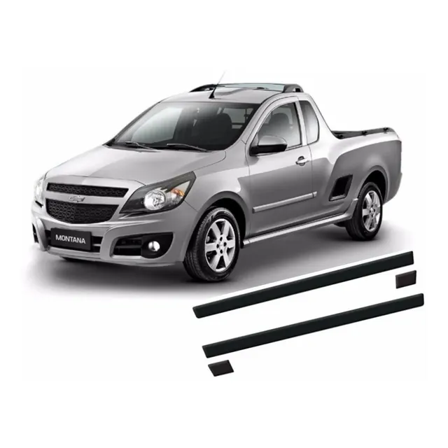 Friso Lateral Montana 2011 Em Diante Modelo Original Preto