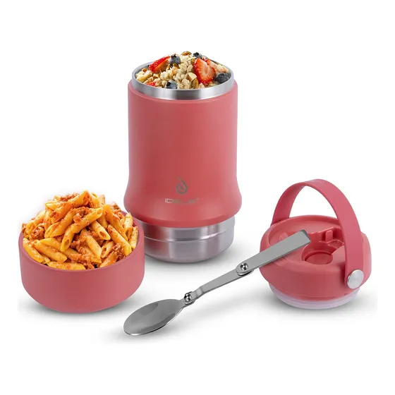 Ideus 20 Oz Jarrón De Alimentos Aislado, Acero Rwf6s