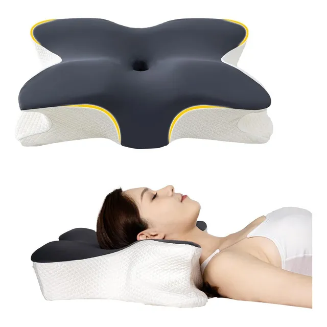 Almohada Memory Foam Ortopédica Ergonómica Cervical Confort Color Blanco