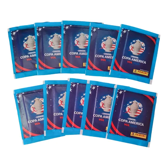10 Sobres Copa America Usa 2024 Panini 