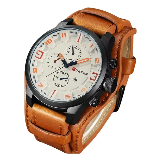 Relojes De Agujas Caballero Hombre Deportivo Reloj Elegante