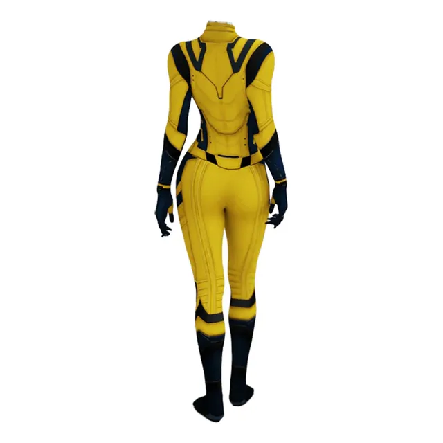 Traje Mujer Wolverine Deadpool Cosplay Halloween Ajustado