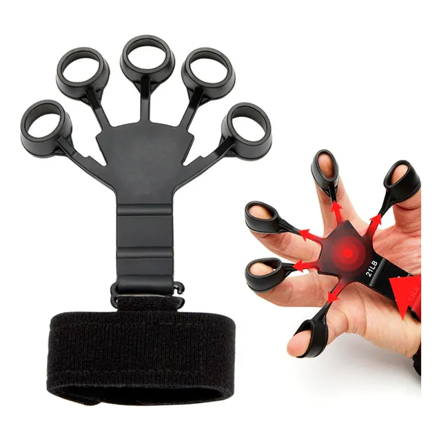 Exercitador Dedos Flexor Fortalecedor Punho Fisioterapia